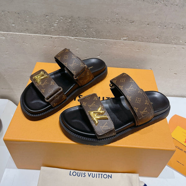 Classic Letter Printed Summer Sandals