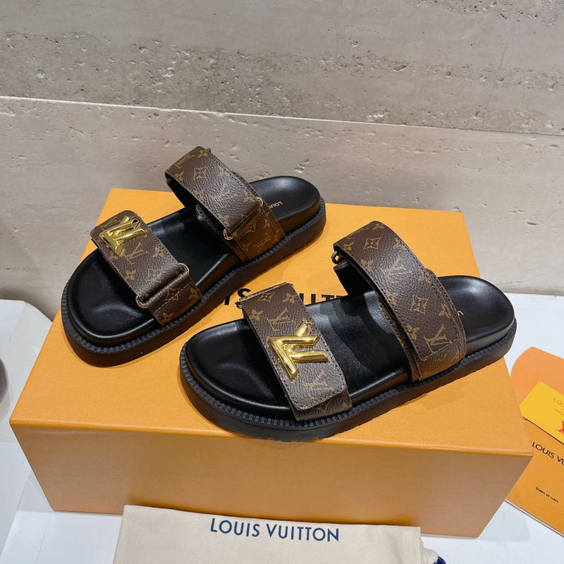 Classic Letter Printed Summer Sandals