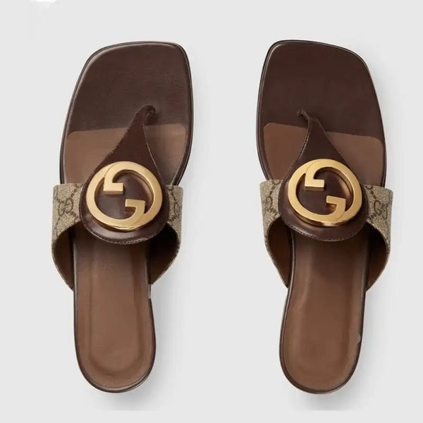 Fashion New Flip-flops Square Head Sandals