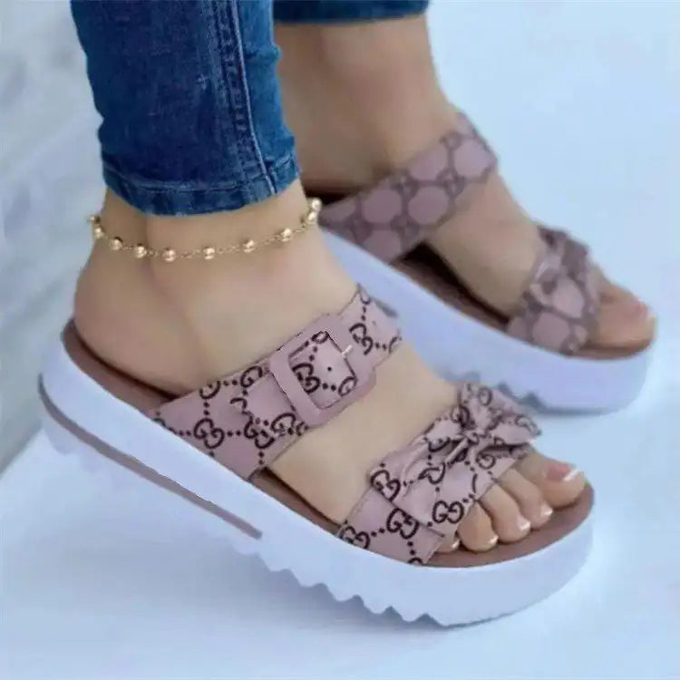 New Thick Bottom Clip Toe Fashion Women's Sandals
