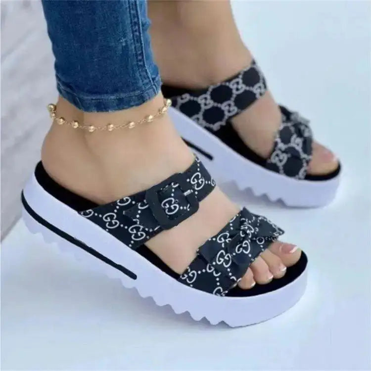 New Thick Bottom Clip Toe Fashion Women's Sandals