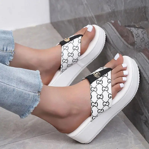 New Thick Bottom Clip Toe Fashion Women's Sandals