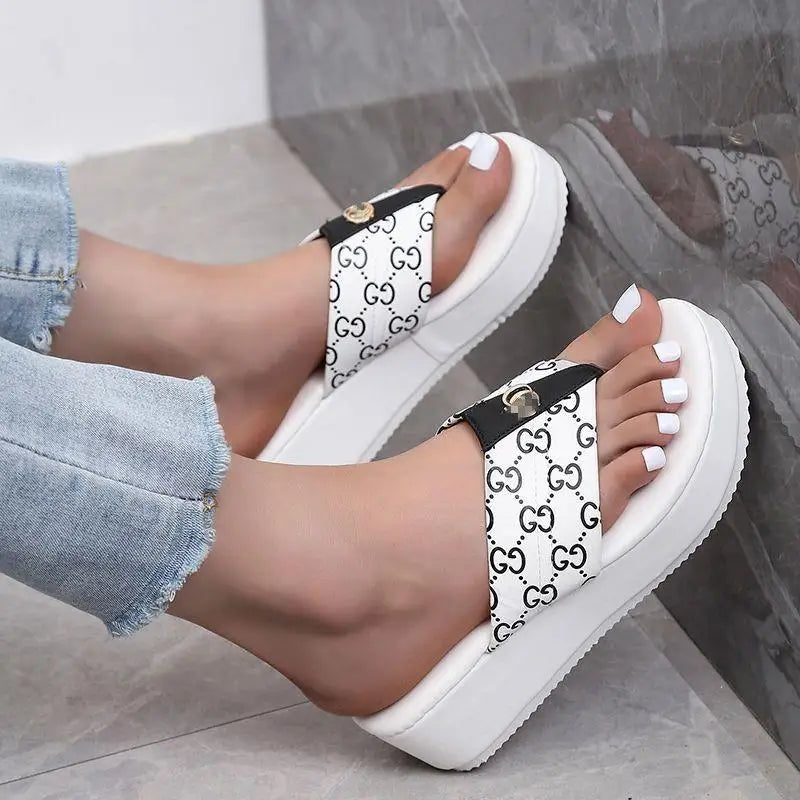 New Thick Bottom Clip Toe Fashion Women's Sandals
