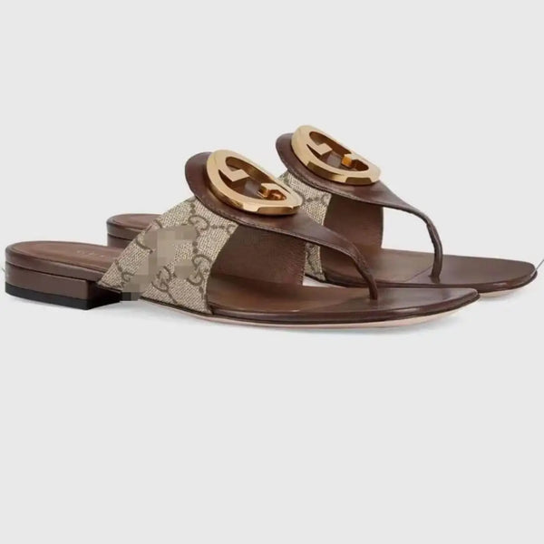 Fashion New Flip-flops Square Head Sandals