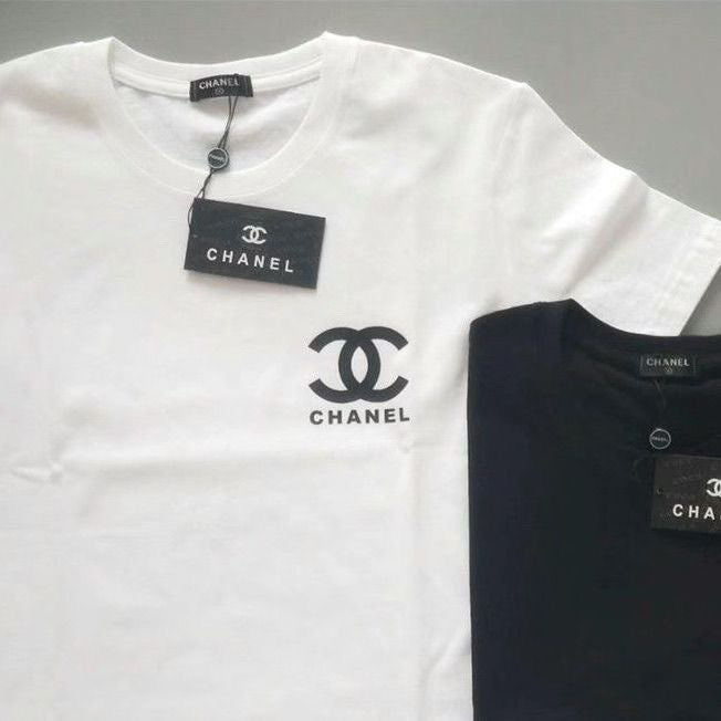 Letter Printed Cotton T-Shirt