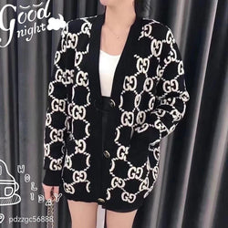 V-neck Loose Slim Cardigan Sweater