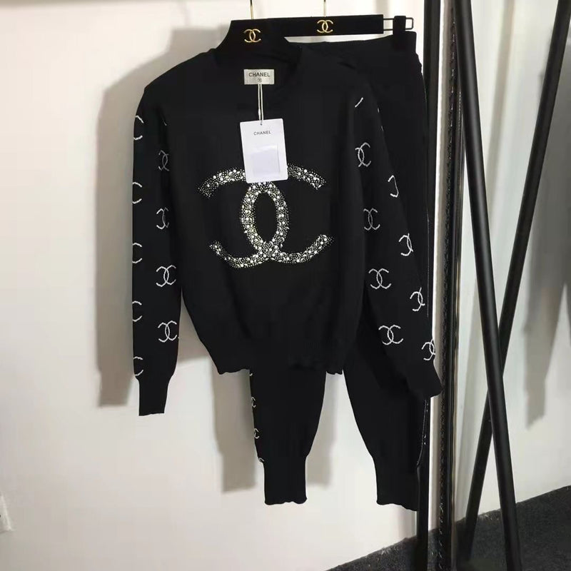 Zip Cardigan Jacket And Leggings 2-Piece Suit