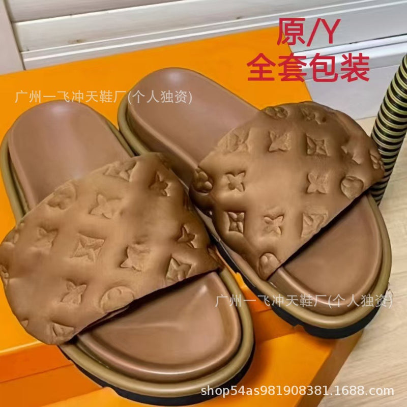 Women's Summer Pillow Slides Slipper