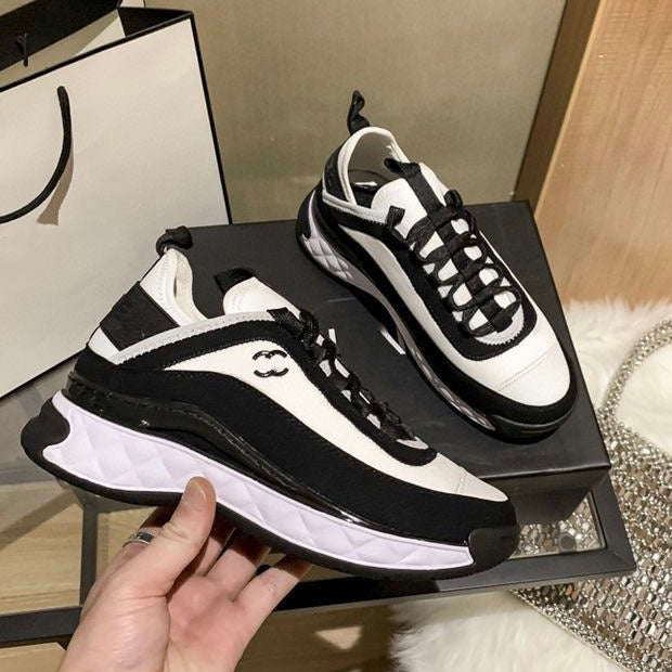 Fashion Color-blocking Versatile Sneakers