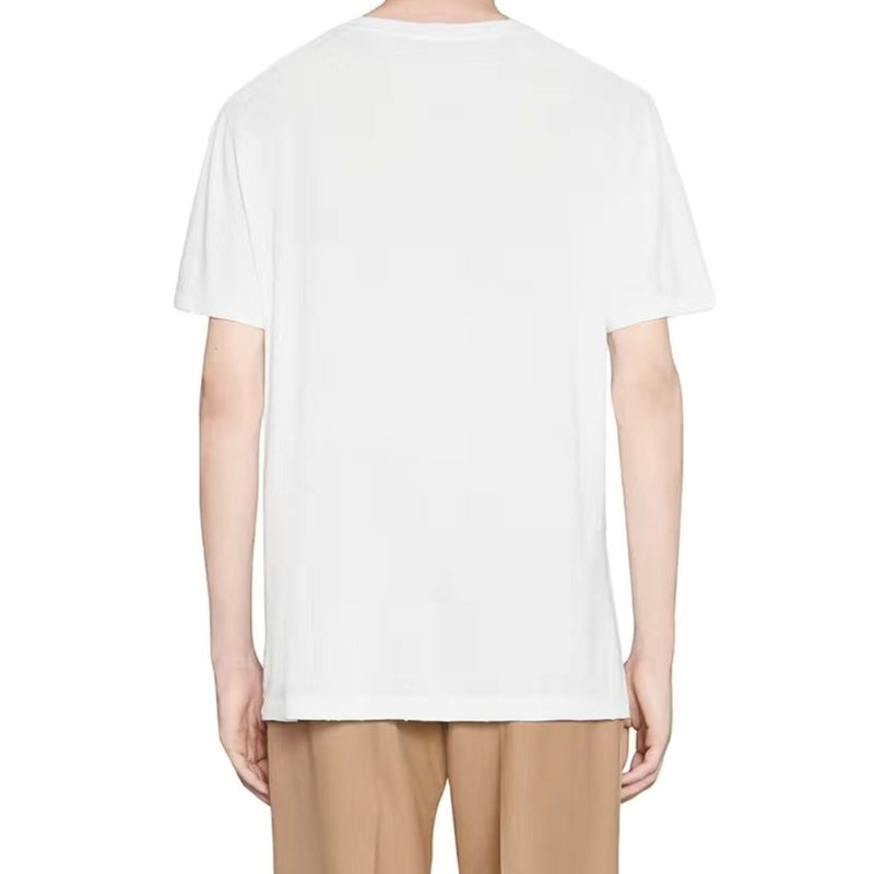 Round Neck Classic Letter Casual Loose T-Shirt