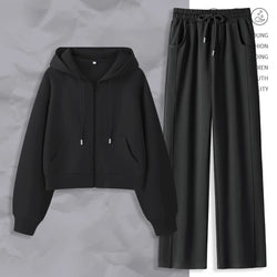 Letter Print Sportswear 2-Piece Set