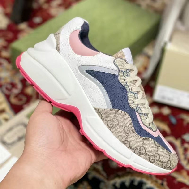 Fashionable Letter Printed Sports Dad Shoes