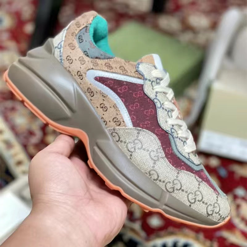 Fashionable Letter Printed Sports Dad Shoes