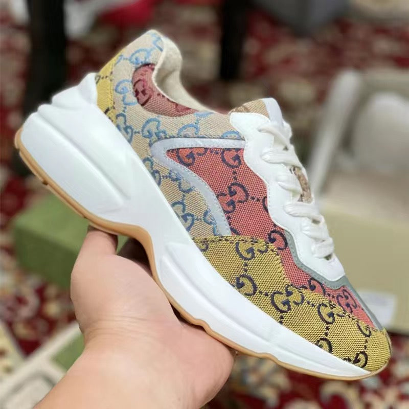 Fashionable Letter Printed Sports Dad Shoes