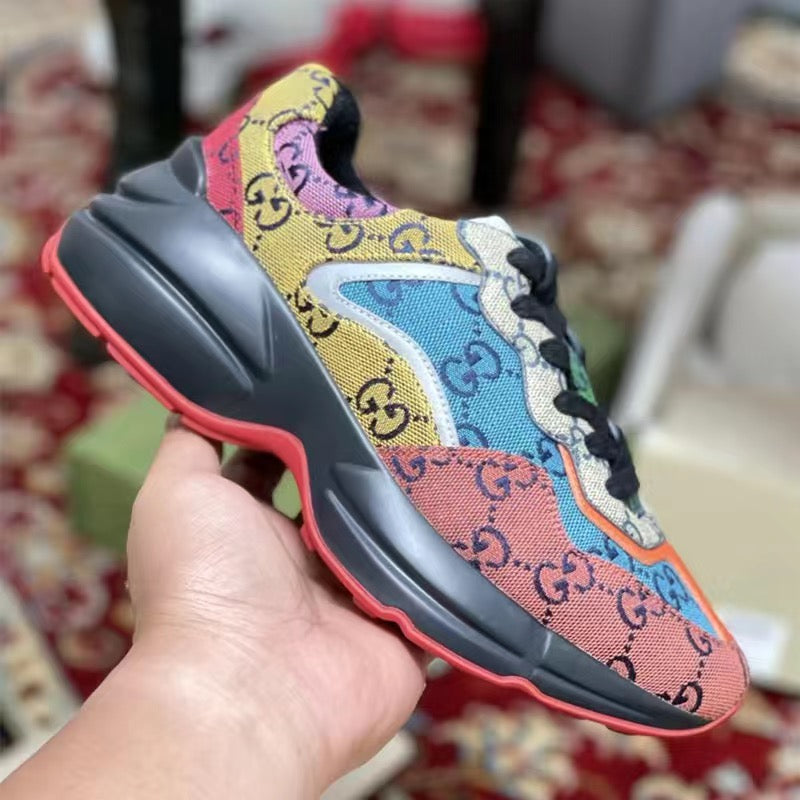 Fashionable Letter Printed Sports Dad Shoes