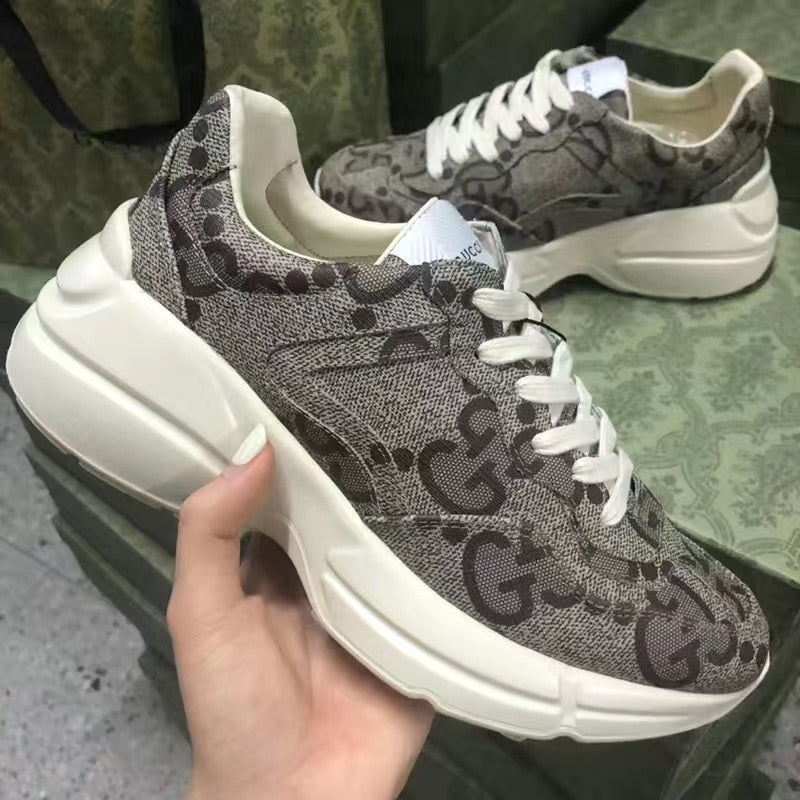 Fashionable Letter Printed Sports Dad Shoes