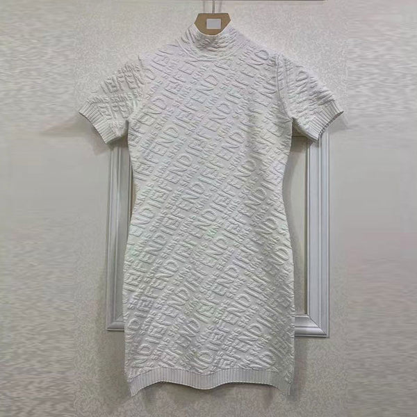 Fashion Letter Printed Dress