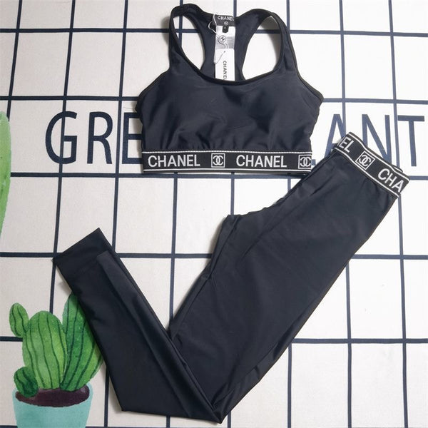 Fashion Sports Suit Yoga Suit Top+Pants