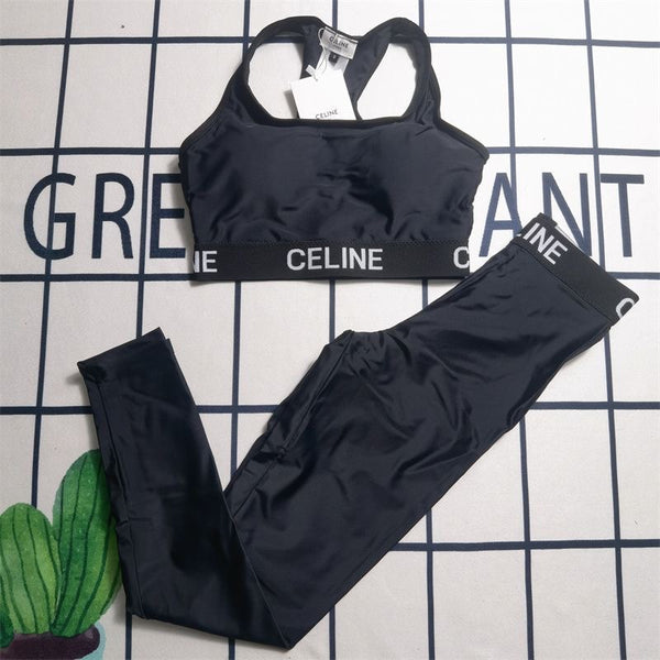 Fashion Sports Suit Yoga Suit Top+Pants
