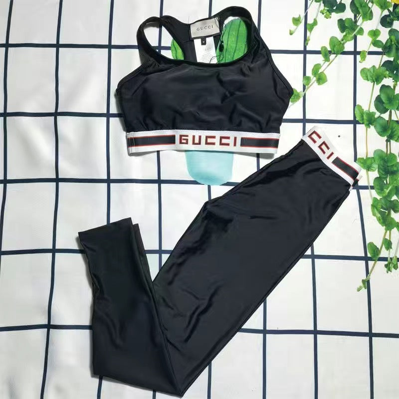 Fashion Sports Suit Yoga Suit Top+Pants