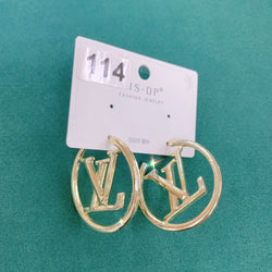 Fashion Letter Decoration Earring
