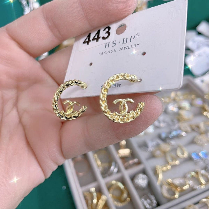 Fashion Letter Decoration Earring