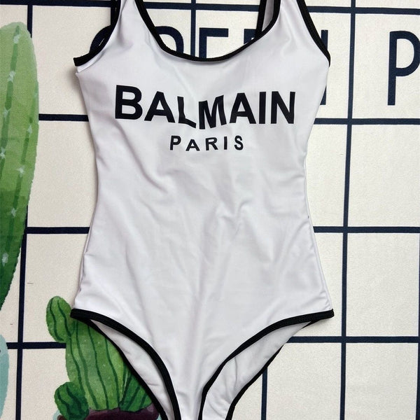 Fashion Letter Printed One-piece Swimsuits