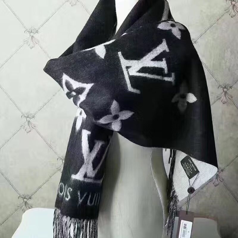 Fashion Letter Printed Cashmere Scarf