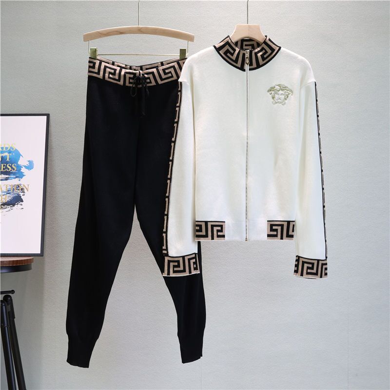 Knitted Sweatshirt And Leggings 2-Piece Suit
