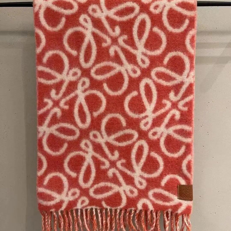 Fashion Classic Letter Printed Warm Scarf