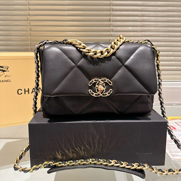 Vintage High Quality Chain Real Leather Flap Handbag