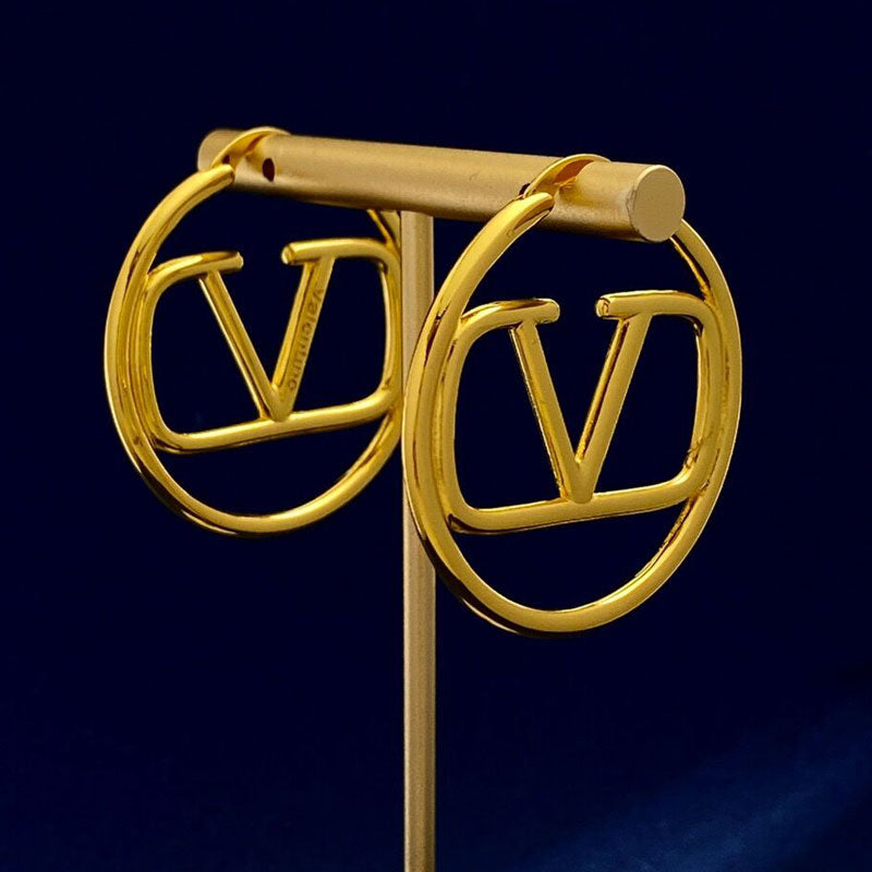 Gold Plated Hoop Earrings