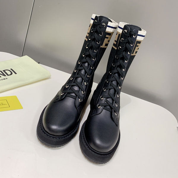 Women's Letter Decorated Boots / Flats