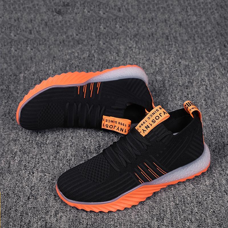 Breathable Mesh Lace Up Men's Sneakers