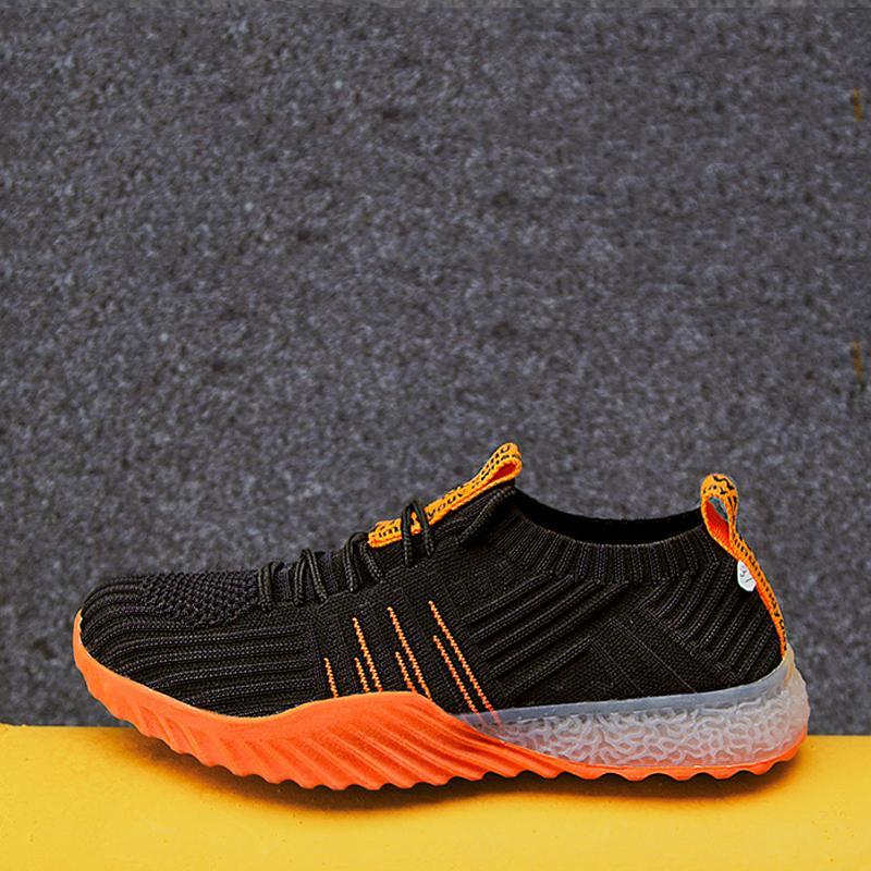 Breathable Mesh Lace Up Men's Sneakers