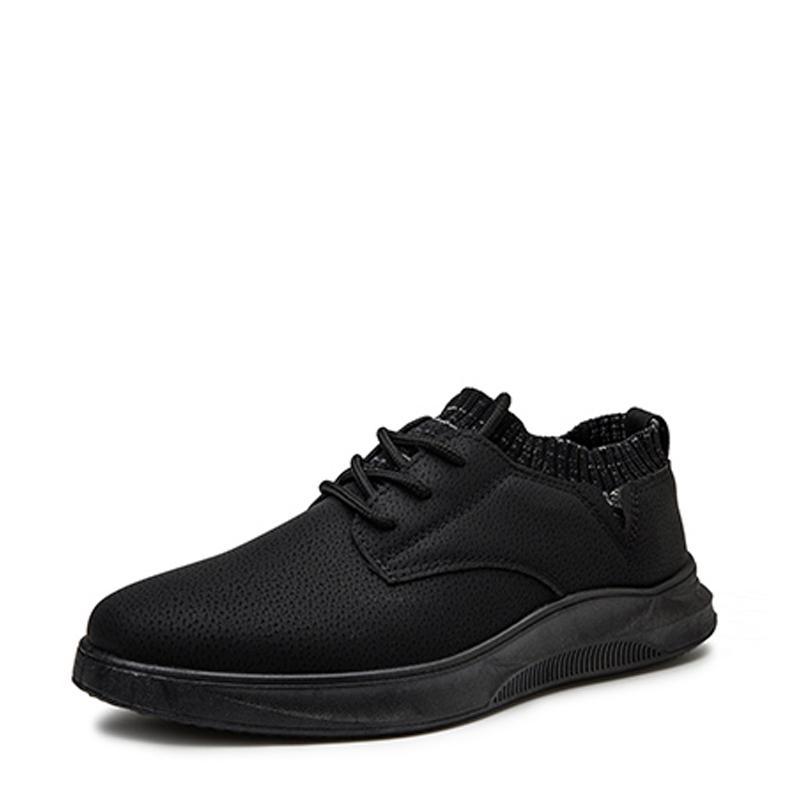 Leather Lace Up Water-proof Men's Sneakers