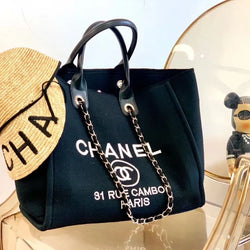 Classic Embroidered Beach Handbag