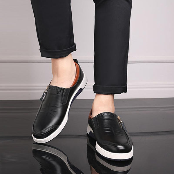 Cowhide Slip On Men's Loafers