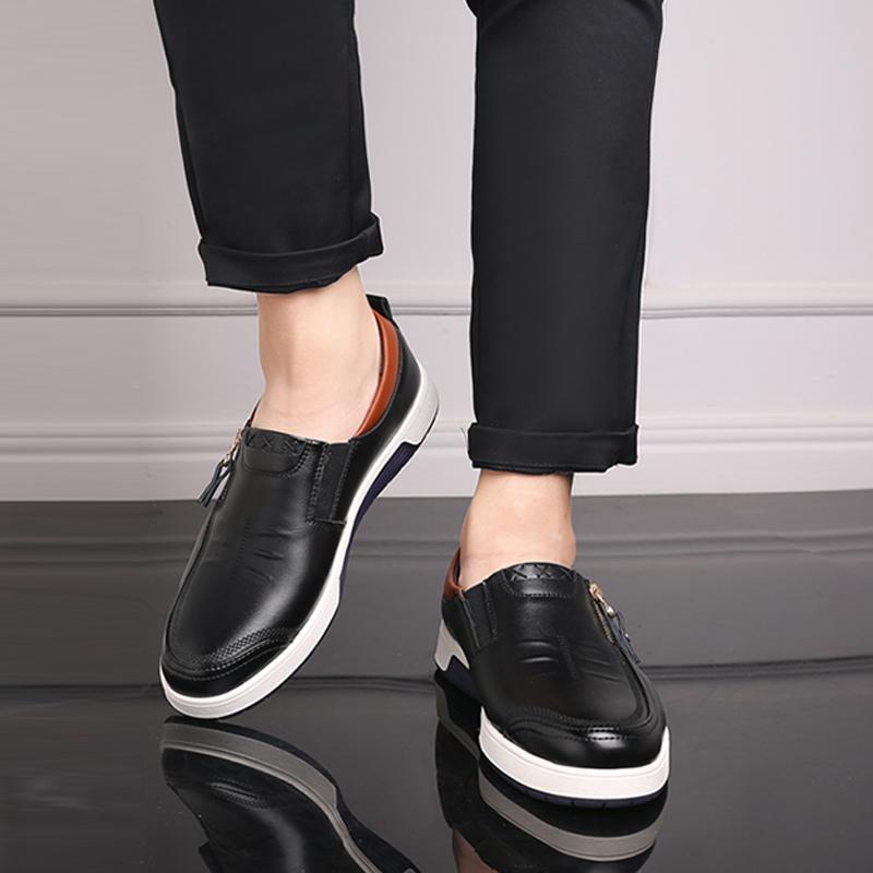 Cowhide Slip On Men's Loafers