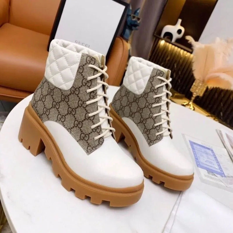 Chunky Heel Fashion Ankle Boots