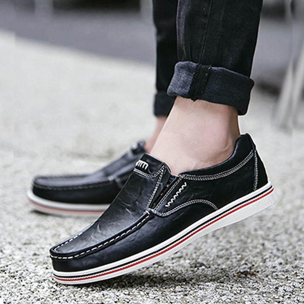 Cowhide Slip On Men's Loafers