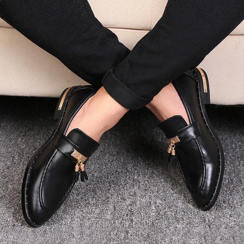 Microfiber Slip-On Men's Dress Shoes