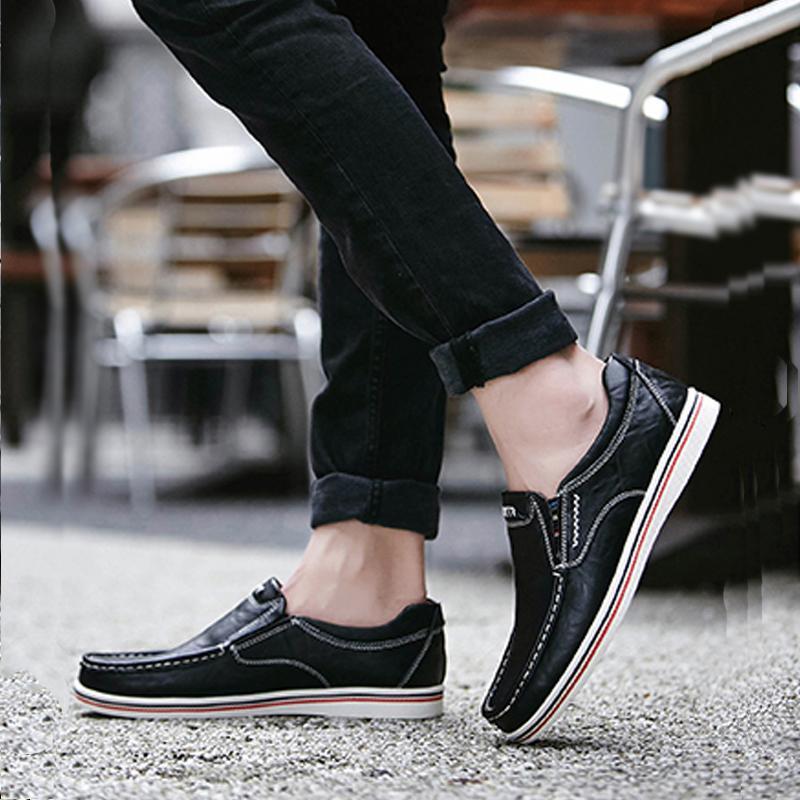 Cowhide Slip On Men's Loafers