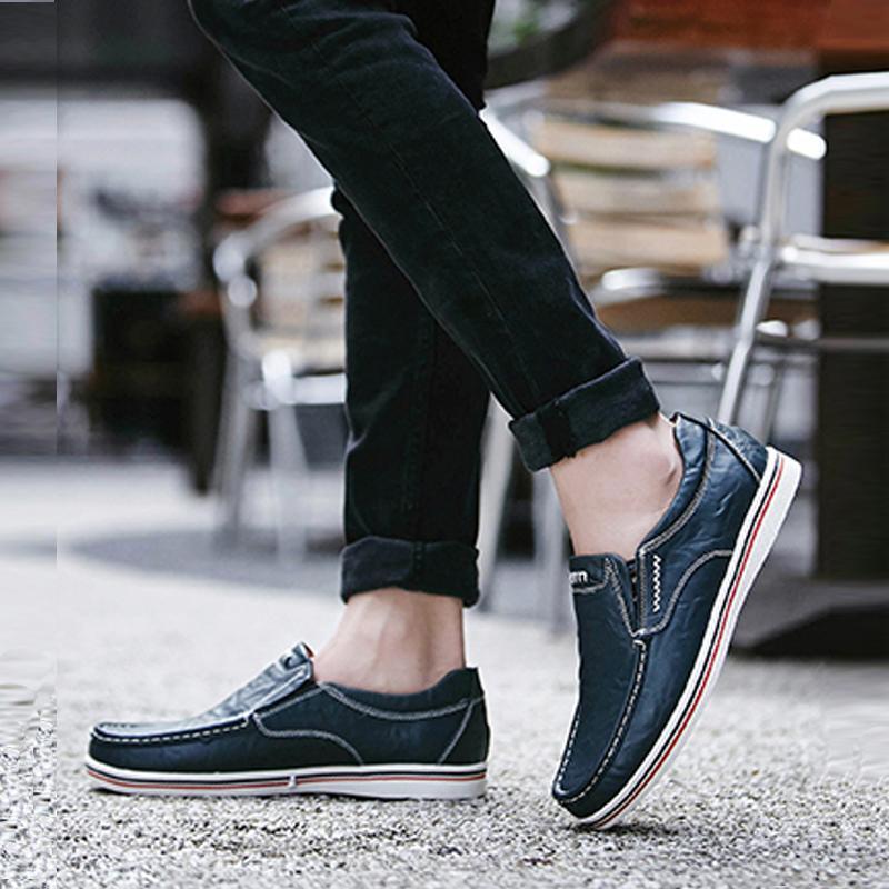 Cowhide Slip On Men's Loafers