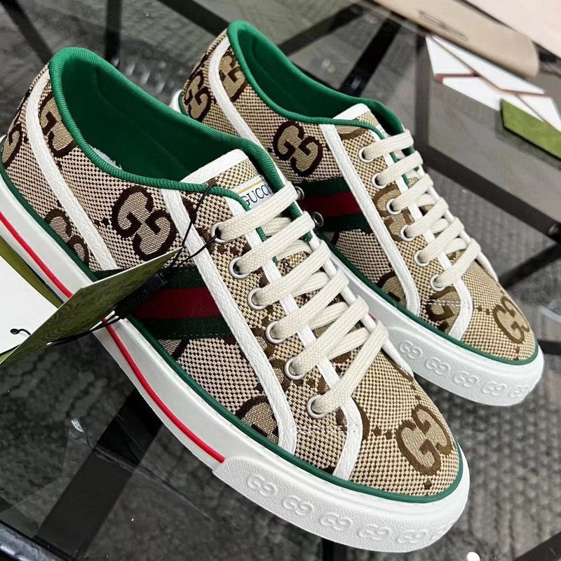 Luxury Canvas Embroidered Flat Casual Sneakers