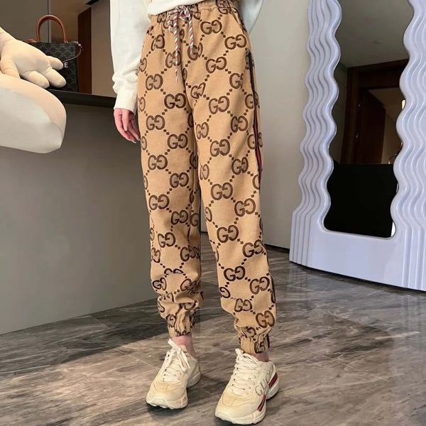 Classic Retro Printed Versatile Leggings Pants