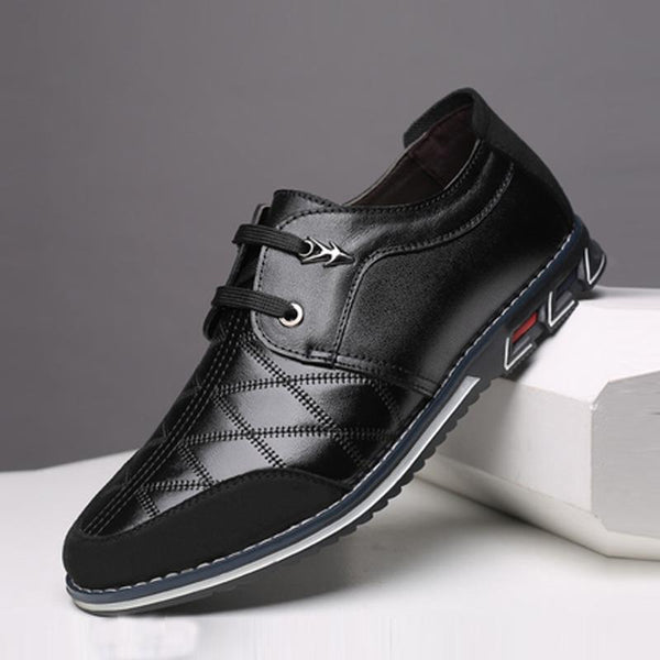 Cowhide Lace Up Men's Dress Shoes
