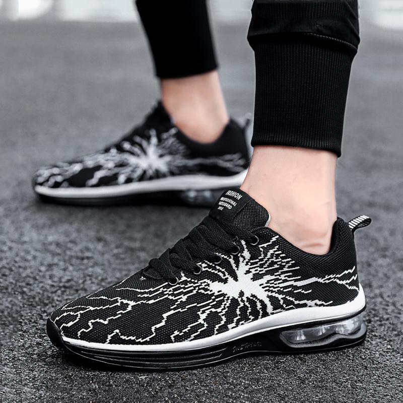 Mesh Lace Up Fashion Men's Sneakers