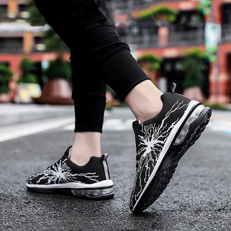 Mesh Lace Up Fashion Men's Sneakers