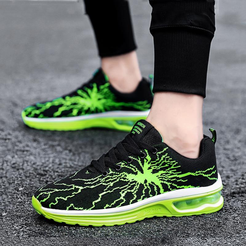 Mesh Lace Up Fashion Men's Sneakers